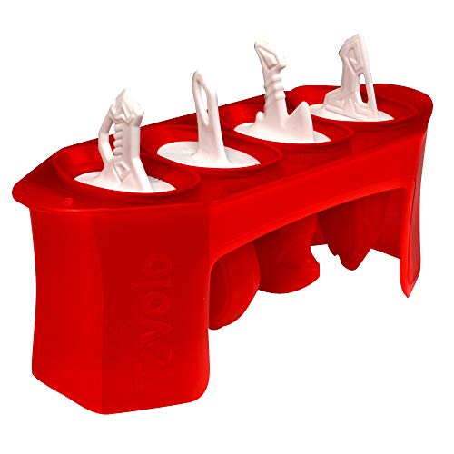 Tovolo Sword Ice Pop Molds - Set of 4 Silicone Frozen Treat Makers