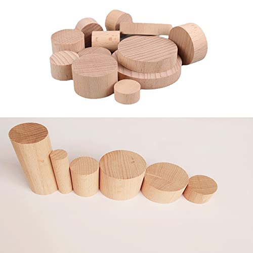 4 Pack Solid Wood Furniture Risers - 2 Inch Height Extenders