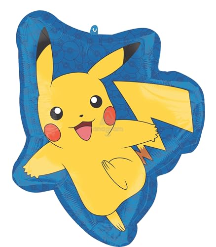 27-Inch Pokémon Pikachu Foil Balloon - Perfect for Birthdays