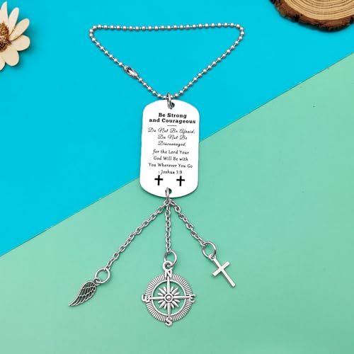 Inspirational Christian Rearview Mirror Hanging Ornament