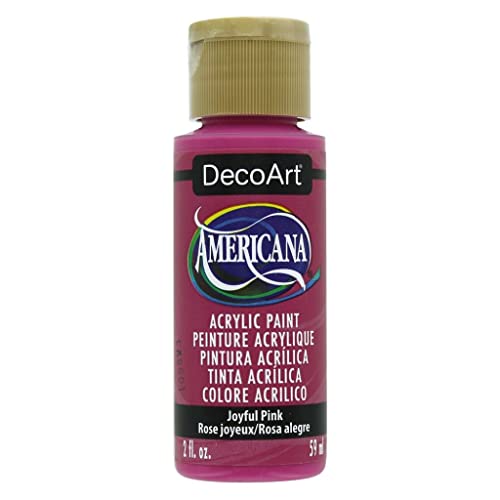 DecoArt Americana Acrylic Paint - 2oz Joyful Pink