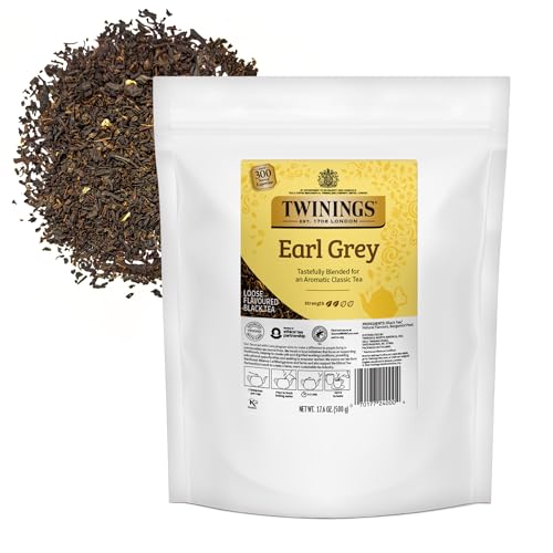 Twinings Earl Grey Loose Leaf Tea, 17.6 oz Resealable Pouch