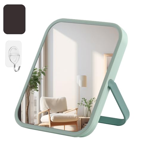Tooackl 3-in-1 Magnetic Locker Mirror with Foldable Stand & Hook
