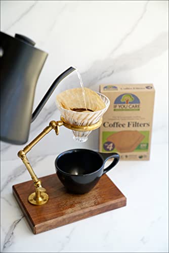If You Care #4 Cone Coffee Filters - Unbleached & Compostable, 100 Count