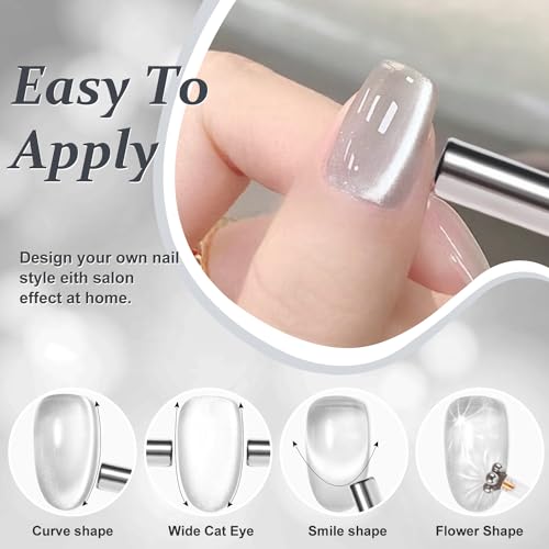 Major Dijit Cat Eye Gel Nail Polish 15ml Moonlight Glass Smoothie Shimmer C12