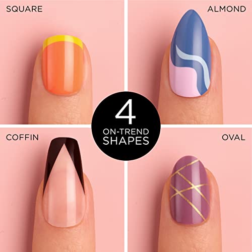 Sally Hansen Salon Effects Perfect Manicure - Block Party Square Press On Nails