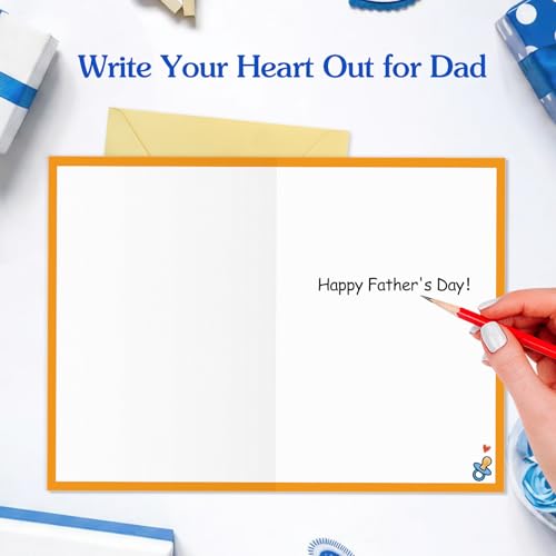 First Father's Day Card for New Dads - Sentimental Keepsake