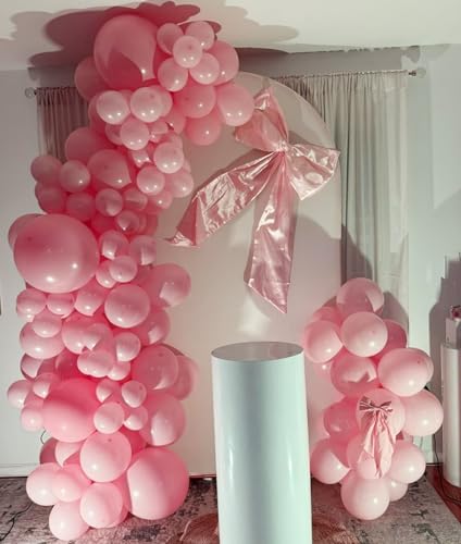 65 Pack Light Pink Latex Balloons - 12 Inch Party Decor
