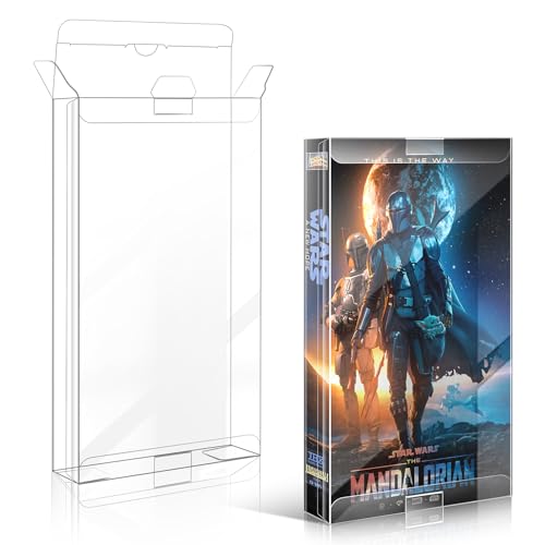 Premium VHS Tape Protectors - 10 Pack Durable Storage Cases