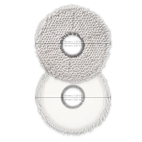 COWINORY 6-Pack T30S Mop Pads for Ecovacs Deebot T30 Pro, X2, X1, T10