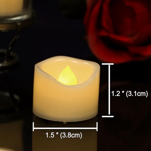 Flameless LED Tealight Candles - 6 Pack Battery Operated