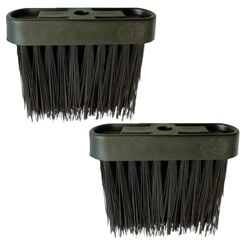 2Pcs Fireplace Brush Replacement Head - Oblong Hearth Cleaning Brush