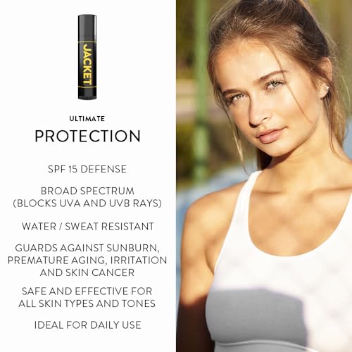 JACKET Lip Lock SPF 15 Moisturizing Lip Balm with Sunscreen