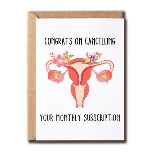Funny Hysterectomy Get Well Soon Card - Cute Uterus Design