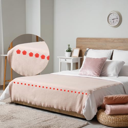PATIKIL 100 Pcs Upholstery Twist Pins - Durable Pink Bed Pins for Furniture & Slipcovers