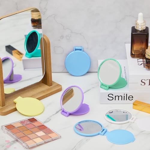 Jetec 18-Piece Compact Pocket Mirrors Set - Macaron Colors