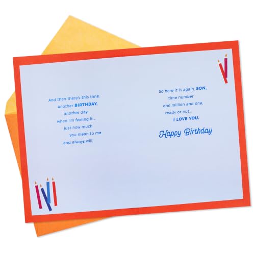 Hallmark Birthday Card for Son - Love You a Million Times Design