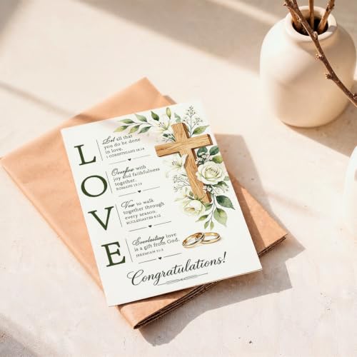Christian Wedding Card Gift for Bride & Groom - ZC-059