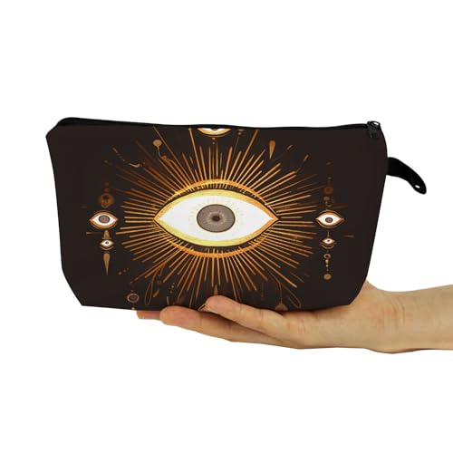 Evil Eye Cosmetic Bag Small Makeup Pouch Cute Toiletry Organizer