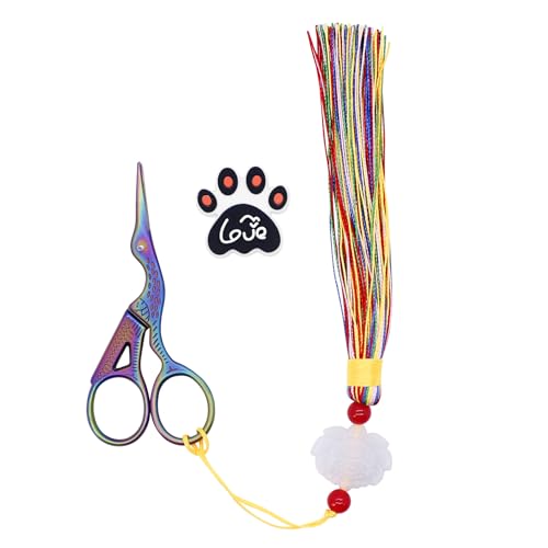 3.6" Stainless Steel Embroidery Scissors with Cover - DIY Crafting