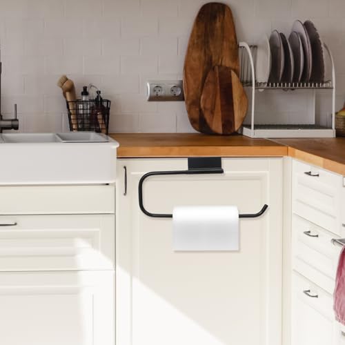 Styquenzer Under Cabinet Paper Towel Holder - Stainless Steel No-Drill Rack