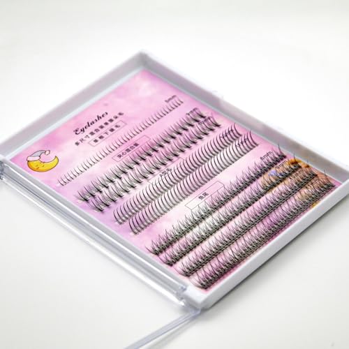 LASHGLSO 320 Pcs DIY Cluster Lashes Kit with Lower Wispy Lashes