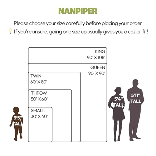 NANPIPER Emerald Green Baby Blanket - Super Soft Fleece Throw 30"x40"