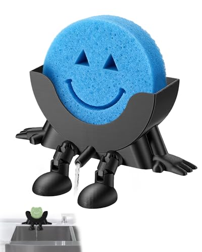 Prism Petal 3D Printed Sponge Holder - Cute Drainable Kitchen Sink Caddy