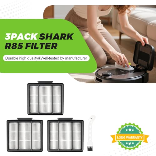 RVFFK950 Shark Robot Vacuum Filter Replacement - 3 Pack