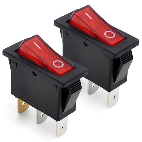 Electric Fireplace Switch 120927-24 with Lighted Indicator