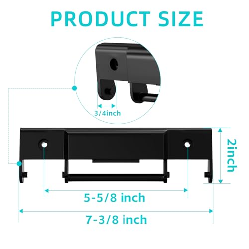 2PCS Heavy-Duty Snap-On Hinges & Screws Kit for Igloo Trailmate Journey 70 Qt Cooler - OEM Replacement Hinges & Accessories