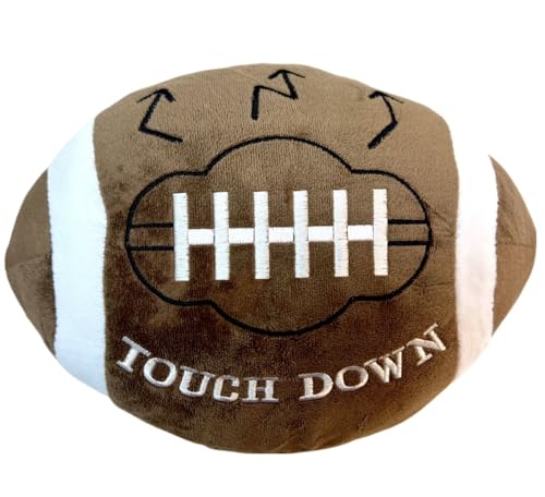 GiftExpress 12-Inch Plush Football Throw Pillow - Soft Stuffed Sports Toy