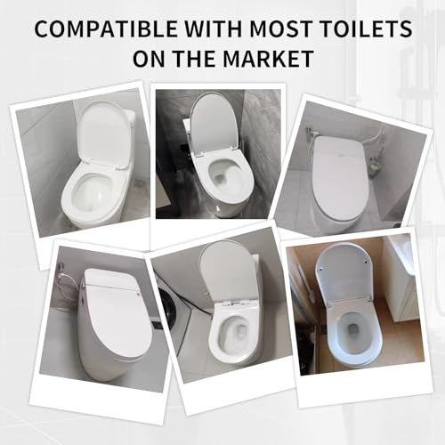 Universal Toilet Seat Bolts Replacement Kit - Stainless Steel & Rubber Hardware