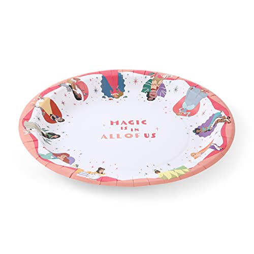 Glad for Kids Disney Princess Disposable Paper Plates, 10 Inch, 200 Count
