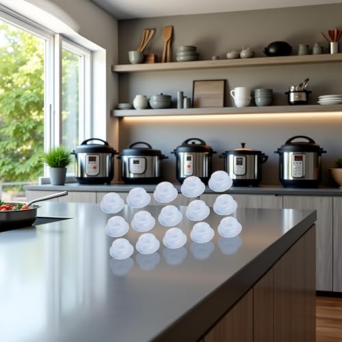 15Pcs Silicone Gaskets & Floater Valves for Electric Pressure Cookers
