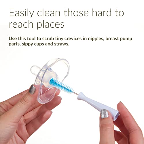 Kiinde Twist Universal Baby Bottle and Nipple Cleaning Brush Set - 2 Piece