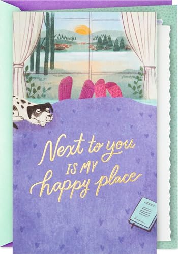 Hallmark Anniversary Card - Next to You Is My Happy Place