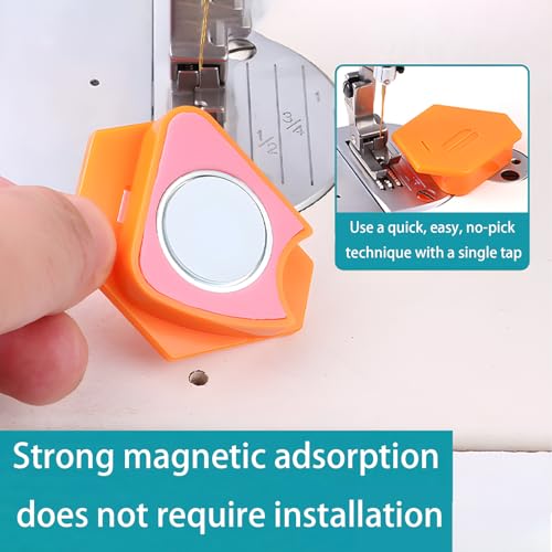 Magnetic Seam Guide for Sewing Machine with Scale Light Pink