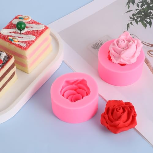 Rose Silicone Molds - 2PCS Cake Decorating & Baking Tools