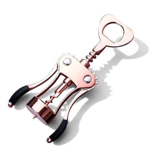 Drincarier Zinc Alloy Wing Corkscrew & Bottle Opener - Sharp, Ergonomic Design