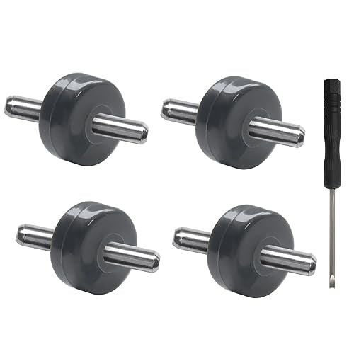Replacement Caster Front Wheels for Shark Navigator Vacuum, 2 Pairs with Tool