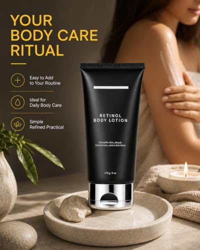 Retinol Body Lotion Firming Moisturizer for Anti-Aging Skin Care 6 oz