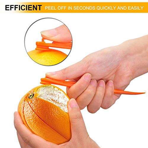 Citrus Peeler Tools Set - 2 Pack Plastic Fruit Slicers