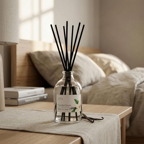 Reed Diffuser Set with Glass Bottle & Sticks - Long Lasting Aroma