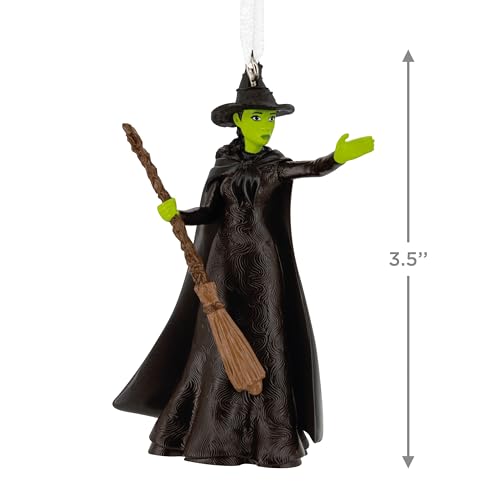 Hallmark Wicked Elphaba Christmas Ornament - Movie Gift, Green Skinned Witch