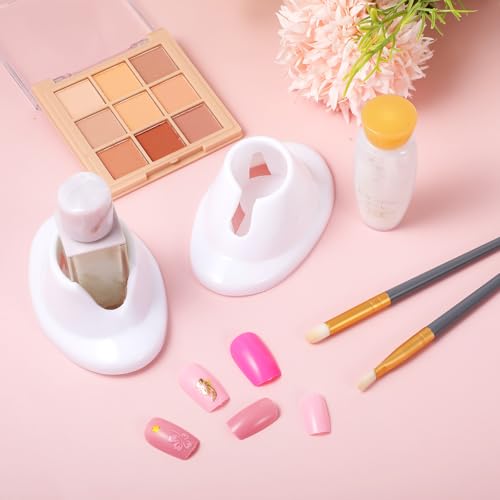 Silicone Nail Polish Bottle Holder 2PCS Anti-Spill Stand