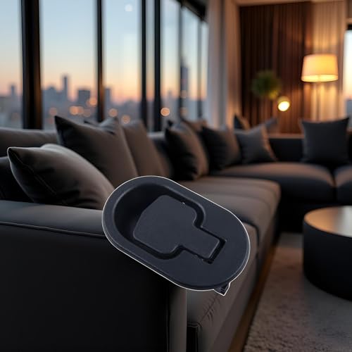 Black Recliner Release Handle - Universal Replacement Sofa Lever