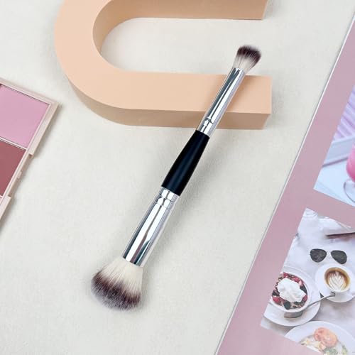 Zoolinn Dual-Ended Professional Makeup Brush for Foundation and Concealer