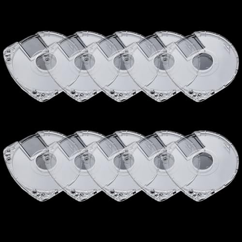Copkim 10 Pack Clear DVD Cases for PSP Game Disc Storage