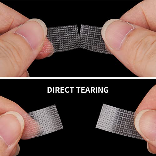 Kirecoo 6 Rolls Breathable PE Eyelash Extension Tape Transparent